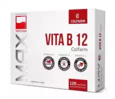 VITAMINUM B12 Colfarm x 120 tabletek Zdrowie i uroda Zdrowie Witaminy minerały suplementy diety