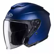 HJC KASK OTWARTY I30 SEMI FLAT METALLIC BLUE Motoryzacja Sporty Motorowe Ochrona Głowy Kaski