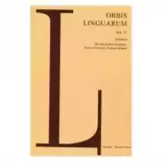 Orbis Linguarum Vol49 Książki Czasopisma