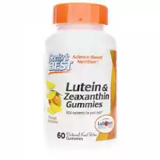 Lutein Zeaxanthin Gummies 60 żelek Doctors Best Zdrowie i uroda Zdrowie Witaminy minerały suplementy diety