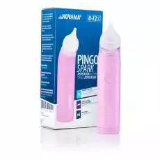 NOVAMA Pingo Spark pastel pink Aspirator do nosa ze światełkiem LED Zdrowie i uroda Zdrowie Urządzenia i akcesoria medyczne Pozostałe urządzenia i akcesoria medyczne