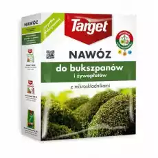 Nawóz Do Bukszpanów i Żywopłotów Z Mikroelementami 1 kg Target Dom i ogród Ogród Nawozy do roślin i kwiatów