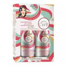 INOAR Curls DUO PACK szampon odżywka do włosów kręconych 2x250ml Zdrowie i uroda Kosmetyki i akcesoria Pielęgnacja i stylizacja włosów