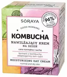 Soraya Kombucha nawilżający krem na dzień do cery mieszanej i tłustej 75ml Zdrowie i uroda Kosmetyki i akcesoria Pielęgnacja twarzy Kremy do twarzy