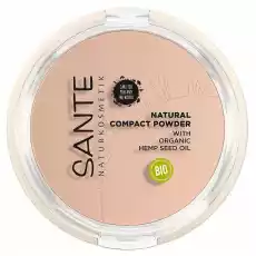 Natural Compact Powder naturalny puder prasowany 01 Cool Ivory 9g Zdrowie i uroda Kosmetyki i akcesoria Makijaż i demakijaż Pudry i róże