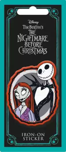 The Nightmare Before Christmas Jack and Sally naprasowanka Dom i ogród Artykuły zoologiczne Pozostałe akcesoria dla zwierząt