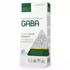 GABA 520 mg 60 Kapsułek Medica Herbs Artykuły Spożywcze