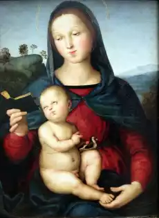 Reprodukcja Madonna and Child 1502 Rafael Santi Dom i ogród Wyposażenie wnętrz Dekoracja Obrazy i plakaty