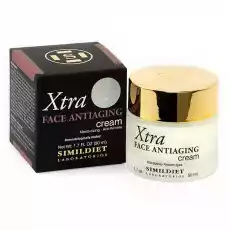 Simildiet Xtra Face Antiaging Cream przeciwstarzeniowy krem do twarzy 50ml Zdrowie i uroda Kosmetyki i akcesoria Pielęgnacja twarzy Kremy do twarzy