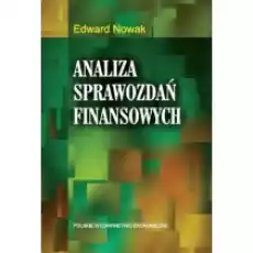 Analiza sprawozdań finansowych Książki Podręczniki i lektury