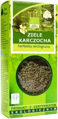 HERBATKA ZIELE KARCZOCHA BIO 50 g DARY NATURY Artykuły Spożywcze Przyprawy