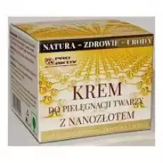 Pro Aktiv Krem ze złotem do twarzy 50 ml Zdrowie i uroda Kosmetyki i akcesoria Pielęgnacja twarzy