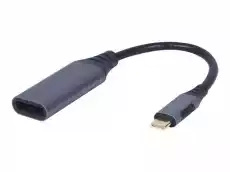 GEMBIRD AUSB3CDPF01 Adapter z USB TypeC do DisplayPort Komputery Akcesoria komputerowe Inne akcesoria komputerowe