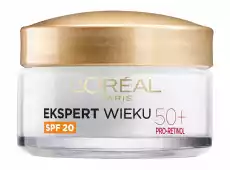 LOreal Paris Ekspert Wieku Ujędrniający krem na dzień 50 SPF 20 50ml Zdrowie i uroda Kosmetyki i akcesoria Pielęgnacja twarzy Kremy do twarzy