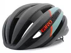 Kask rowerowy giro synthe matte charcoal frost Rozmiar 5559 Sport i rekreacja