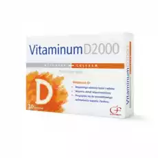 Vitaminum D2000 30 kapsułek Sport i rekreacja Odżywki i suplementy Witaminy i minerały