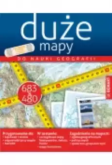 Duże mapy do nauki geografii Książki Podręczniki i lektury