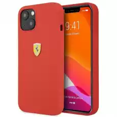 Ferrari FESSIHCP13SRE iPhone 13 mini 54 czerwonyred hardcase Silicone Telefony i akcesoria Akcesoria telefoniczne Etui