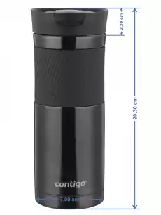 Kubek termiczny Contigo Byron 590ml czarny Sport i rekreacja Akcesoria turystyczne Termosy i kubki