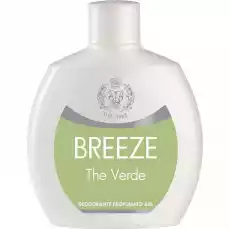 Breeze THE VERDE dezodorant perfumowany No Gas Squeeze 100ml biało zielony Zdrowie i uroda Perfumy i wody Zapachy męskie Antyperspiranty i dezodoranty męskie