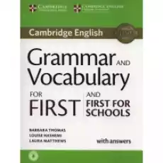 Grammar and Vocabulary for First and First for Schools Book wans and Audio Książki Podręczniki i lektury