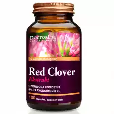 Doctor Life Red Clover Extract czerwona koniczyna 500mg suplement diety 100 kapsułek Zdrowie i uroda Zdrowie Witaminy minerały suplementy diety