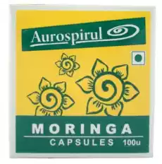 Aurospirul Moringa 100 Kapsułek Przeciwutleniacz Artykuły Spożywcze Produkty dietetyczne Suplementy