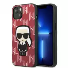 Karl Lagerfeld KLHCP13SPMNIKPI iPhone 13 mini 54 hardcase czerwonyred Monogram Ikonik Patch Telefony i akcesoria Akcesoria telefoniczne Etui