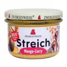 Pasta Słonecznikowa z Mango i Curry Bezglutenowa Bio 180 g Zwergenwiese Artykuły Spożywcze