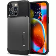 Etui Spigen Slim Armor do iPhone 14 Pro Max stalowe Telefony i akcesoria Akcesoria telefoniczne Etui