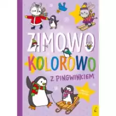 Zimowo kolorowo Z pingwinkiem Książki Dla dzieci