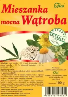 Mieszanka mocna Wątroba 100g FLOS Artykuły Spożywcze Herbata