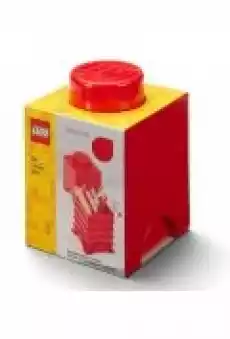 Pojemnik klocek LEGO Brick 1 czerwony Biuro i firma Akcesoria biurowe Organizacja dokumentów