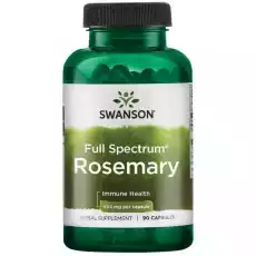 Full Spectrum Rosemary 400 mg 90 kaps Zdrowie i uroda