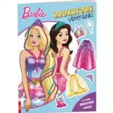 Barbie Dreamtopia Brokatowe ubieranki Książki Dla dzieci