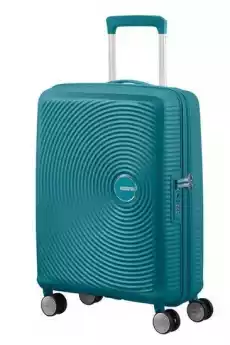 Walizka kabinowa American Tourister Soundbox 55cm powiększana zielona Odzież obuwie dodatki Galanteria i dodatki Torby i walizki