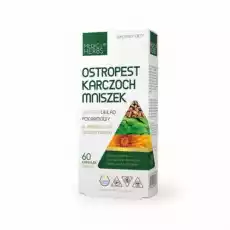 Medica Herbs Ostropest Karczoch Mniszek 540 mg 60 kapsułek Artykuły Spożywcze