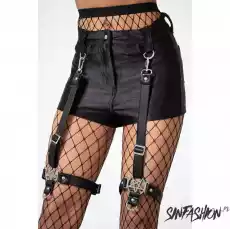 Spodenki Killstar Hardliner Garter Shorts Odzież obuwie dodatki Odzież damska Spodenki damskie