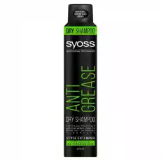 Syoss Anti Grease Dry Shampoo suchy szampon do włosów szybko przetłuszczających się 200ml Zdrowie i uroda Kosmetyki i akcesoria Pielęgnacja i stylizacja włosów Szampony do włosów