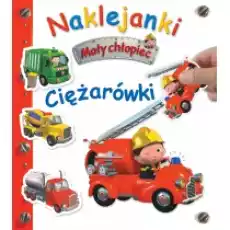 Mały chłopiec Naklejanki Ciężarówki Książki Dla dzieci