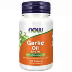 Garlic Oil Olej z Czosnku 3 mg Czosnek 100 kaps Zdrowie i uroda Zdrowie Witaminy minerały suplementy diety