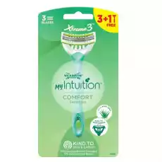 Wilkinson My Intuition Xtreme3 Comfort Sensitive jednorazowe maszynki do golenia dla kobiet 4szt Zdrowie i uroda Kosmetyki i akcesoria Pielęgnacja ciała Depilacja