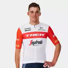 Koszulka męska Santini TrekSegafredo Team Race Replica Sport i rekreacja Akcesoria turystyczne Odzież Koszulki