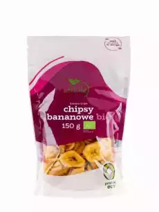 Chipsy bananowe 150g EKO Bio Life Artykuły Spożywcze Zdrowa żywność