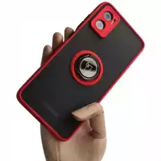 Etui Bizon Case Hybrid Ring do Motorola Moto E22E22i czerwone Telefony i akcesoria Akcesoria telefoniczne Pokrowce i kabury do telefonów