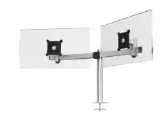 Uchwyt stołowy DURABLE do dwóch monitorów montaż w otworze blatu Komputery Monitory Akcesoria do monitorów