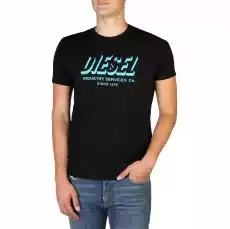 Koszulka Tshirt marki Diesel model TDIEGOSA5A018490GRAM kolor Czarny Odzież męska Sezon Cały rok Odzież obuwie dodatki