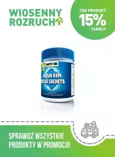 SASZETKI AQUA KEM BLUE SACHETS DO UBIKACJI Dom i ogród Sprzątanie domu