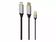 GEMBIRD AHDMIMDPF01 Aktywny adapter 4K HDMI na DisplayPort czarny Komputery Akcesoria komputerowe Inne akcesoria komputerowe