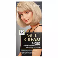 Joanna Multi Cream Color Farba do włosów platynowy blond 32 Zdrowie i uroda Kosmetyki i akcesoria Pielęgnacja i stylizacja włosów Farby i szampony koloryzujące